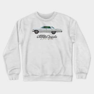 1963 Chevrolet Impala 4 Door Hardtop Crewneck Sweatshirt